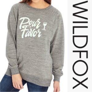 WILDFOX Pour Favor Pullover Sweatshirt
